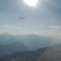 Flugwegposition um 15:09:53: Aufgenommen in der Nähe von Jesenice, Slowenien in 2312 Meter